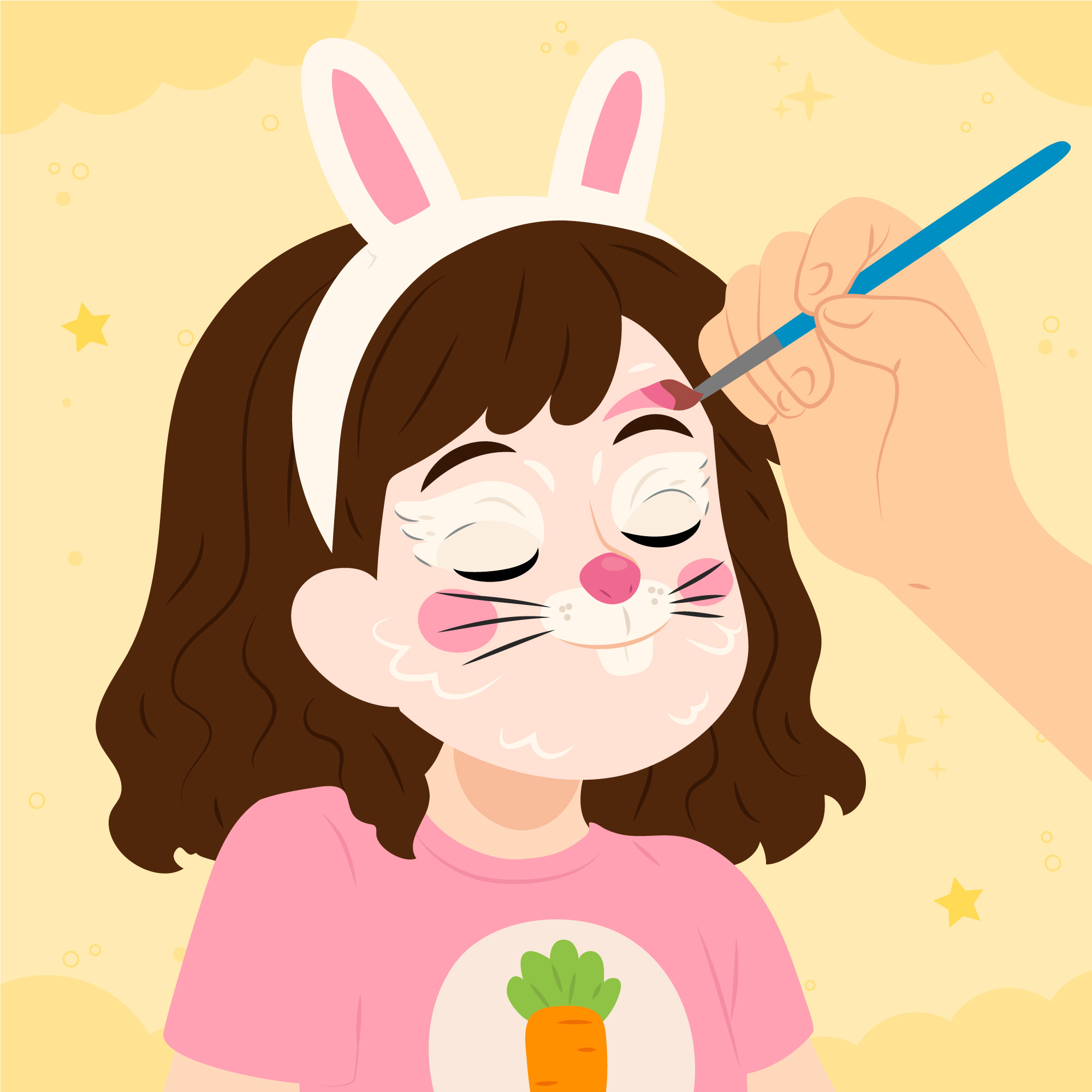 Easter facepainting